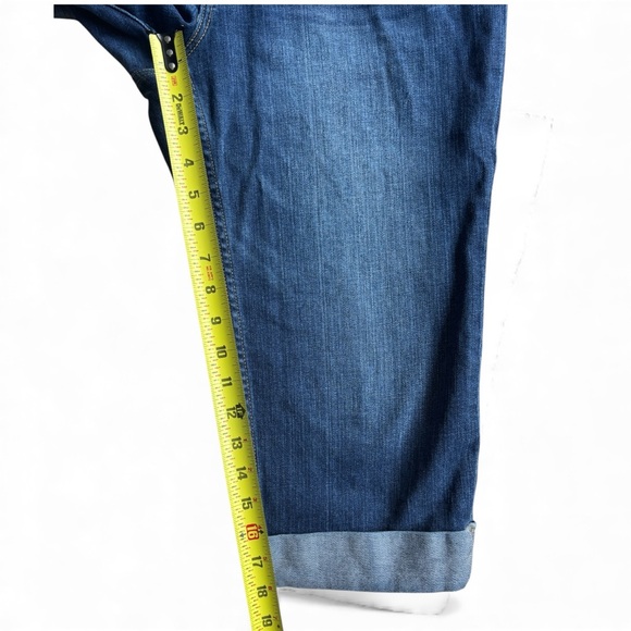 Seven Brand Capri Women's Blue Denim Jeans - Picture 3 of 4